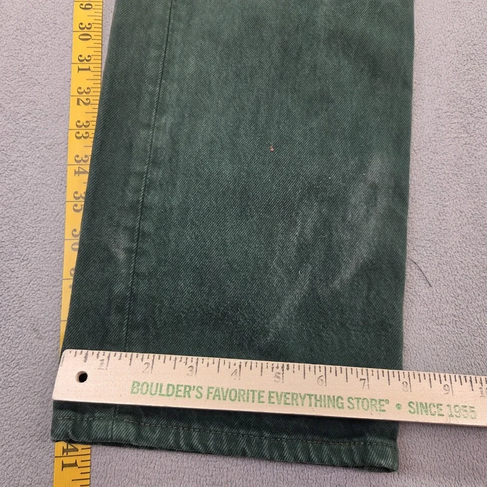VTG Levis 501 Jeans Mens Green Straight‎ Paint Stains Art USA 90s Fits 32x30